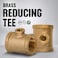 SUPPLYGIANT CSSU0340 34 x 14Inch Reducing Tee Two Size with Female Threaded Connections Ends Brass Construction Higher Corrosion Resistance Economical Easy to Install 14