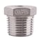 DERPIPE Stainless Steel Reducer Hex Flush Bushing 12 NPT Male 18 NPT FemaleReducing Adapter Cast Pipe Fitting pack of 2