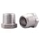 DERPIPE Stainless Steel Reducer Hex Flush Bushing 12 NPT Male 18 NPT FemaleReducing Adapter Cast Pipe Fitting pack of 2