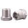 DERPIPE Stainless Steel Reducer Hex Flush Bushing 38 NPT Male 14 NPT FemaleReducing Adapter Cast Pipe Fitting pack of 2