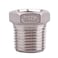 DERPIPE Stainless Steel Reducer Hex Flush Bushing 38 NPT Male 14 NPT FemaleReducing Adapter Cast Pipe Fitting pack of 2