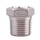 DERPIPE Stainless Steel Reducer Hex Flush Bushing 38 NPT Male 14 NPT FemaleReducing Adapter Cast Pipe Fitting pack of 2
