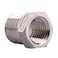 DERPIPE Stainless Steel Reducer Hex Flush Bushing 38 NPT Male 14 NPT FemaleReducing Adapter Cast Pipe Fitting pack of 2