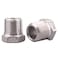 DERPIPE Stainless Steel Reducer Hex Flush Bushing 38 NPT Male 14 NPT FemaleReducing Adapter Cast Pipe Fitting pack of 2