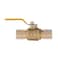 EFIELD 1 Inch Brass Full Port Ball Valve For PexA Pipe ASTM F1960 Expansion Connection Only Yellow HandleVALVE155