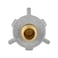 EFIELD 12 Inch Pex X 78 Inch Toilet Ballcock Nut Swivel Straight Adapter Brass Plumbing FittingPEX1807307