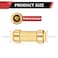 EFIELD 34inch Push Fit Check Valve LF Brass Plumbing Fitting For Copper Pex CPVC Tube with Disconnect ClipPFVALVE063