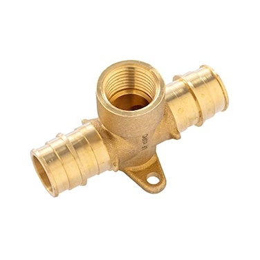 EFIELD Pex Brass Fitting 34 x 34 x 12 Female NPT Dropear Tee ASTM F1960PEX1960093