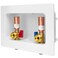 EFIELD Premium Washing Machine Laundry Outlet Box with Center Drain 12Inch PushFit Inlet ConnectionCopper Pex CPVC Pipe With Copper Water Hammer ArrestorWM033