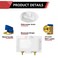 EFIELD Premium Washing Machine Laundry Outlet Box with Center Drain 12Inch PushFit Inlet ConnectionCopper Pex CPVC Pipe With Copper Water Hammer ArrestorWM033