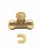 EFIELD PushFit Fitting 34 Tee to Connect Pex Copper CPVC Pipe with a Disconnect Tool ClipPF114