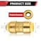 EFIELD PushFit Fittings 34 Inch Straight Coupling to Connect Pex Copper CPVC Pack of 2PF0082PCS