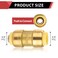 EFIELD PushFit Fittings 34 Inch Straight Coupling to Connect Pex Copper CPVC Pack of 2PF0082PCS