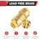 EFIELD PushFit Fittings 34 Inch Straight Coupling to Connect Pex Copper CPVC Pack of 2PF0082PCS