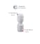 ESHIONG Push to Connect Fittings for Reverse Osmosis Water Filter 14 Equal Straight Coupling UnionNSF Certified Plastic ro Fittings pack 8