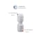 ESHIONG Push to Connect Fittings for Reverse Osmosis Water Filter 14 Equal Straight Coupling UnionNSF Certified Plastic ro Fittings pack 8
