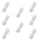 ESHIONG Push to Connect Fittings for Reverse Osmosis Water Filter 14 Equal Straight Coupling UnionNSF Certified Plastic ro Fittings pack 8