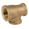 SUPPLYGIANT Everflow BRRT0343NL 34 x 12 x 12Inch Brass Reducing Tee Three Size with Female Threaded Connections Ends Brass Construction Higher Corrosion Resistance Economical Easy to Install