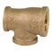 SUPPLYGIANT Everflow BRRT0343NL 34 x 12 x 12Inch Brass Reducing Tee Three Size with Female Threaded Connections Ends Brass Construction Higher Corrosion Resistance Economical Easy to Install