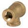 SUPPLYGIANT Everflow BRRT0343NL 34 x 12 x 12Inch Brass Reducing Tee Three Size with Female Threaded Connections Ends Brass Construction Higher Corrosion Resistance Economical Easy to Install