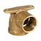 SUPPLYGIANT Everflow Supplies CFDL0001NL 1 Nominal Diameter No Lead Cast Brass 90 Degree Elbow with Sweat Socket and Female Threaded Connect