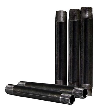 SUPPLYGIANT Everflow Supplies NPBL38125 Black Nipple Pipe 38 x 12