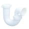 EZ-FLO EZFLO 112 Inch Kitchen Sink Drain Repair Pipe with Reducing Washer White Polypropylene 35380
