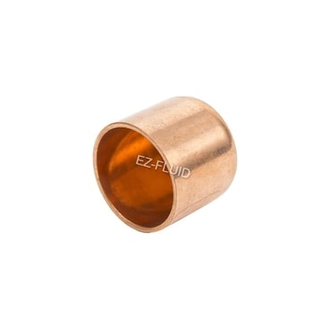 EZ-FLUID EZFLUID Plumbing 112 Solder LF Copper Pipe End CapPressure Copper Cap Plug Fitting with Sweat Solder Connection for ResidentialCommercial1