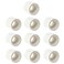 FangKingNo 10pcs 1 female to female thread PVC Pipe Fittings adapter Coupling Coupler Connector White