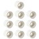 FangKingNo 10pcs 1 female to female thread PVC Pipe Fittings adapter Coupling Coupler Connector White