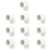 FangKingNo 10pcs 2Way 12 PVC Pipe Fitting 90 Degree 90Codo Elbow Socket Adapter Coupling Schedule 40 White 05 Inch