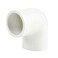 FangKingNo 10pcs 2Way 12 PVC Pipe Fitting 90 Degree 90Codo Elbow Socket Adapter Coupling Schedule 40 White 05 Inch