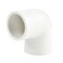 FangKingNo 10pcs 2Way 12 PVC Pipe Fitting 90 Degree 90Codo Elbow Socket Adapter Coupling Schedule 40 White 05 Inch