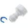 FDXGYH 2 Pcs Straight NPT Thread Adapter Plastic Push Fit Quick Connect White RO Fittings 34 FNPT to 38 Tube OD Hose Adapter for Water Purifier