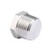 Feelers 114 NPT Male Outer Hex Head Thread Plug Pipe Fitting 304 Stainless Steel Oil Drain Plug Fitting Pack of 1