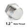 Feelers 114 NPT Male Outer Hex Head Thread Plug Pipe Fitting 304 Stainless Steel Oil Drain Plug Fitting Pack of 1