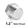 Feelers 114 NPT Male Outer Hex Head Thread Plug Pipe Fitting 304 Stainless Steel Oil Drain Plug Fitting Pack of 1
