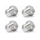 Feelers 14 NPT Male Outer Hex Head Thread Plug Pipe Fitting 304 Stainless Steel Oil Drain Plug Fitting Pack of 4