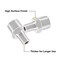 Feelers Reducing Hex Nipple 304 Stainless Steel 12x 14 NPT Male Pipe Fitting Reducer Nipple Adapter Pack of 2