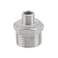 Feelers Reducing Hex Nipple 304 Stainless Steel 1x 38 NPT Male Pipe Fitting Reducer Nipple Adapter