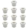 Fitvell 1 NPT Male x 34 NPT Female Threaded Reducer Bushing for PVC Pipe Fitting Pack of 10