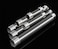 Fitvell 304 Stainless Steel Nipple Pipe Fitting 1 NPT X 1 NPT Male Thread Cast Pipe Fittings 4 100mm Length pack of 2