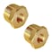 FLOFLEX FloFlex Brass Reducing Bushing 34 Male X 18 Female NPT 2 Pack
