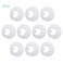 FOCMKEAS 10Pcs Pipe Cover Decoration Fit 09825mm Pipe PP Plastic Flangen Water Pipe Cover Decoration Escutcheon Pipe Collar for Wall Pipe Tube Decoration White