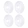 FOCMKEAS 4Pcs Pipe Cover Decoration Fit 3055mm1222 Pipe PP Plastic Flangen Water Pipe Cover Decoration Escutcheon Pipe Collar for Wall Pipe Tube Decoration White