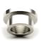 AdaptorMount G 38 BSPP Female Weld Bung 304 Stainless Steel Stepped Threaded Fitting OD 78 with Thick Top Head Flange OD 11 Precision Straight Thread for Custom WeldOn Installs