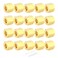 GASHER 20PCS Brass 316 Compression Fitting Brass Compression Nut
