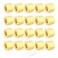 GASHER 20PCS Brass 316 Compression Fitting Brass Compression Nut