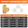GASHER 3 Pcs Brass Barstock Tee 14 x 14 x 14 NPT Female Pipe Fittings