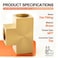 GASHER 3 Pcs Brass Barstock Tee 14 x 14 x 14 NPT Female Pipe Fittings
